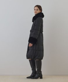 GRACE CONTINENTAL ファーカラーロングダウン