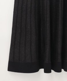 GRACE CONTINENTAL ラメシアープリーツニットワンピース