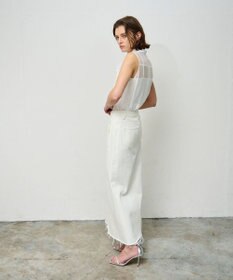 GRACE CONTINENTAL シアーボウタイノースリーブ