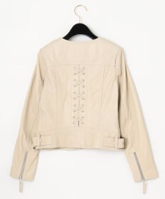 GRACE CONTINENTAL レースアップライダースジャケット