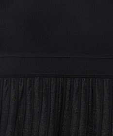 GRACE CONTINENTAL ラメシアープリーツニットワンピース