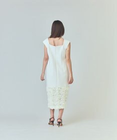 GRACE CONTINENTAL フラワーチュール切替ドレス