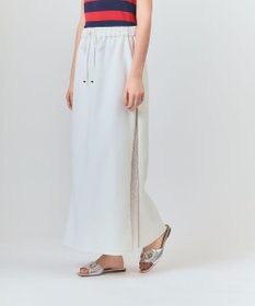 新品　サラサシフォンロングスカート ホワイトSサイズグレースコンチネンタル サラサシフォンロングスカート / GRACE CONTINENTAL | GRACE