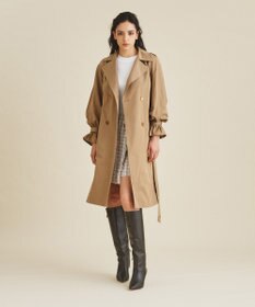 新品✨ボリュームスリーブライトコートsize36 【グレースコンチネンタル】 ボリューム袖ライトタフタコート / GRACE CONTINENTAL | GRACE
