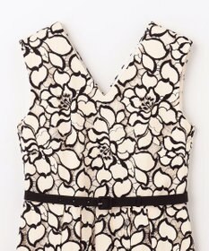 GRACE CONTINENTAL ローズレースドレス