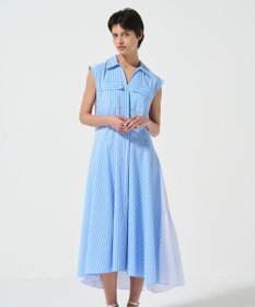 GRACE CONTINENTAL ティアードコンビシャツワンピース