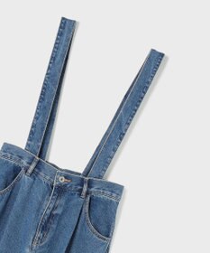 GRACE CONTINENTAL サスペンダーデニムパンツ