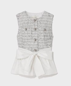 GRACE CONTINENTAL ツイードコンビジレ