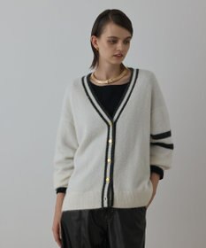 GRACE CONTINENTAL グリッターニットカーディガン