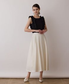 GRACE CONTINENTAL シアーメッシュスカート