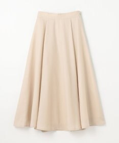 GRACE CONTINENTAL リネンタッチタックフレアスカート