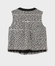 GRACE CONTINENTAL フェザーembドレス