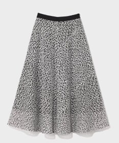 GRACE CONTINENTAL フェザーembドレス