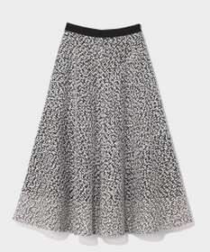 GRACE CONTINENTAL フェザーembドレス