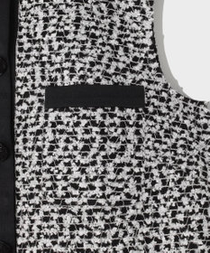 GRACE CONTINENTAL フェザーembドレス