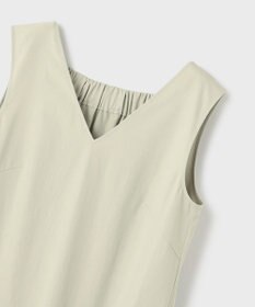 GRACE CONTINENTAL サイドフリルタフタワンピース