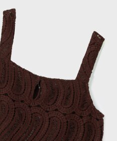 GRACE CONTINENTAL クロシェレースキャミ