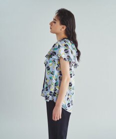 レコードモチーフラッフルブラウス / GRACE CONTINENTAL | GRACE レコードモチーフラッフルブラウス / GRACE CONTINENTAL | GRACE