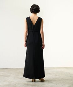 GRACE CONTINENTAL シアーラッフルロングドレス