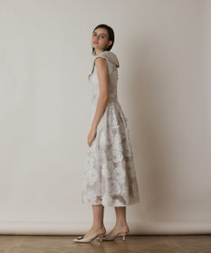 GRACE CONTINENTAL ローズ刺繍ワンピース