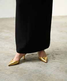 GRACE CONTINENTAL シアーラッフルロングドレス