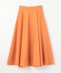 GRACE CONTINENTAL リネンタッチタックフレアスカート