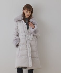 GRACE CONTINENTAL ファーカラーロングダウン キナリ