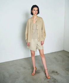 GRACE CONTINENTAL バックシャンオーバーシャツ