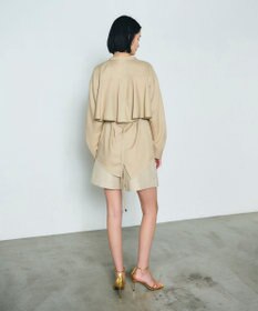 GRACE CONTINENTAL バックシャンオーバーシャツ