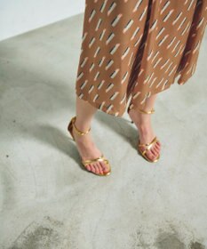 GRACE CONTINENTAL バックシャンリップドレス