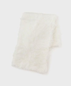 GRACE CONTINENTAL シャギーニットストール ホワイト
