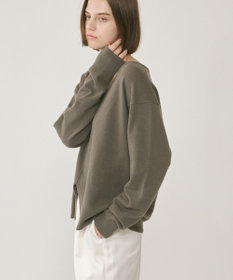 GRACE CONTINENTAL ウールVネックニットトップ