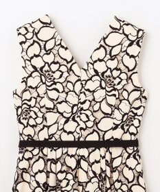 GRACE CONTINENTAL ローズレースドレス