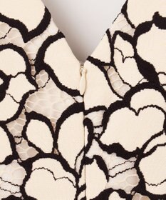 GRACE CONTINENTAL ローズレースドレス