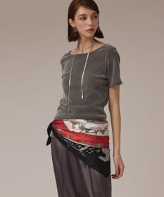 GRACE CONTINENTAL ホースプリントスカーフ