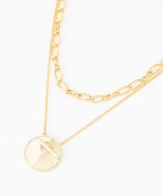 GRACE CONTINENTAL ラインコインネックレス