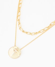 GRACE CONTINENTAL ラインコインネックレス