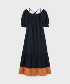 GRACE CONTINENTAL ギャザーロングワンピース