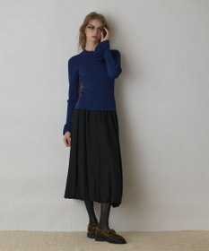 GRACE CONTINENTAL ラメリブニットトップ