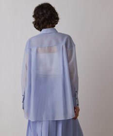 GRACE CONTINENTAL マットシアーシャツ