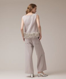 GRACE CONTINENTAL ワイドジャージパンツ