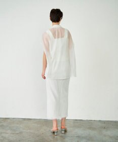 GRACE CONTINENTAL ギャザーシャツ