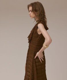 GRACE CONTINENTAL レースロングカーディガン