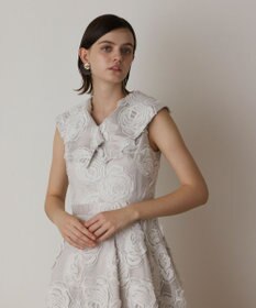 GRACE CONTINENTAL ローズ刺繍ワンピース