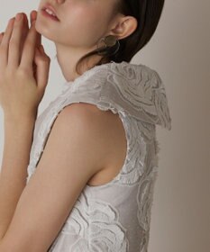 GRACE CONTINENTAL ローズ刺繍ワンピース