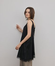 GRACE CONTINENTAL サテンレースキャミ