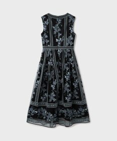 GRACE CONTINENTAL 【イベント店舗・ONLINE STORE先行アイテム】フラワーライン刺繍ドレス