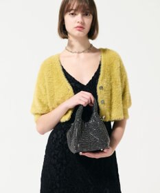 GRACE CONTINENTAL ラインストーンバッグ