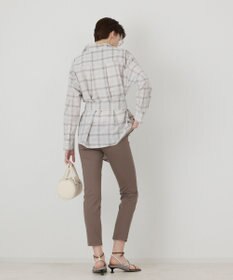 GRACE CONTINENTAL ポンチスリムパンツ