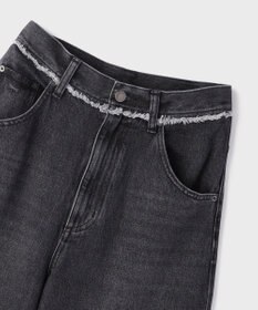 GRACE CONTINENTAL ハイウエストバギ－デニム